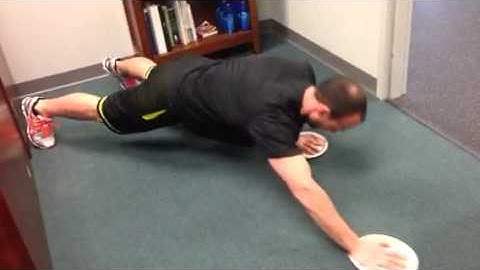 Slide Push-Up with Reach