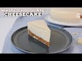 White Chocolate Cheesecake with Blondie Brownie Base Recipe | Just Cook!