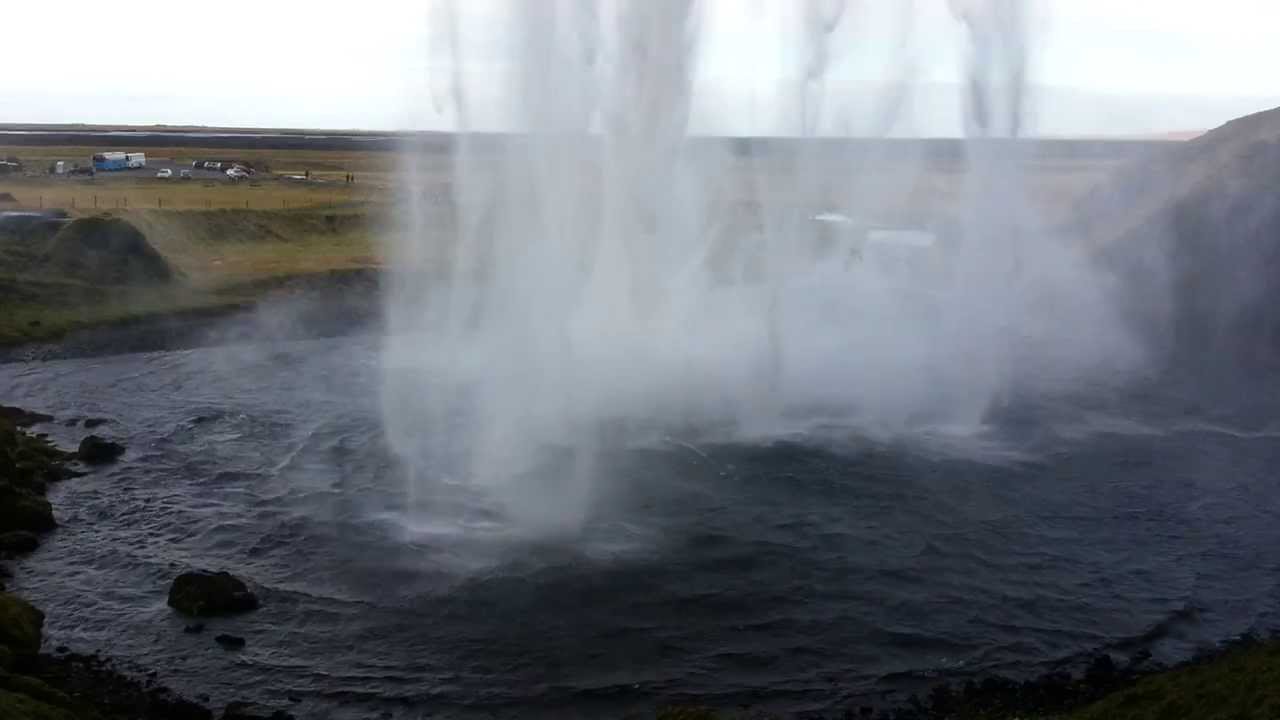 Iceland  - Behind the Waterfall