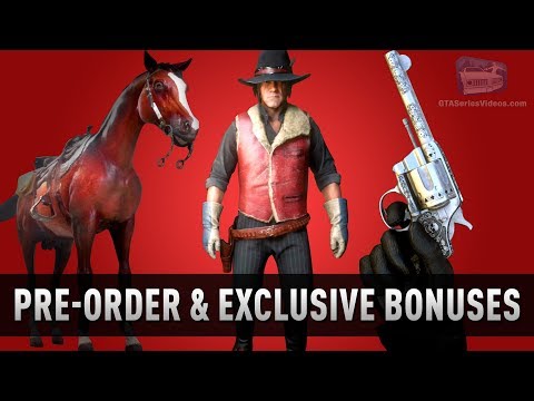 All Pre-Order and Exclusive Bonuses for Red Dead Online and Red Dead Redemption 2