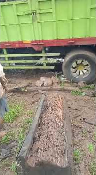 STORY TRUK LODING KAYU JATI DI JALAN PARAH