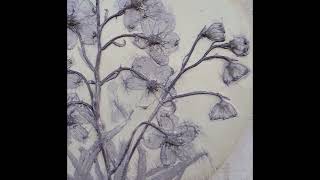 Celebrity New plaster cast of larkspur flowers hand-tinted in purple bas relief 💜 Wealth