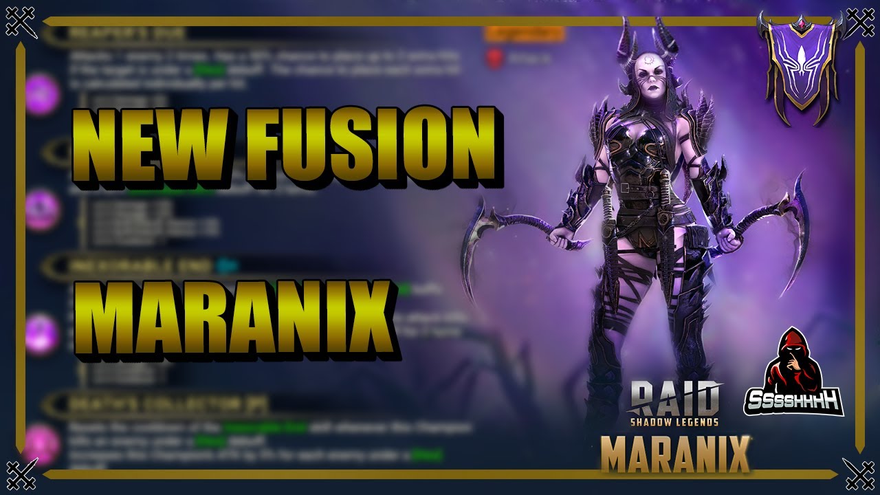Maranix New October Fusion First Impressions Raid Shadow Legends