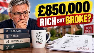 Why £850K Can Still Feel Poor: Net Worth vs Cash Flow. #moneymindset #money #finance