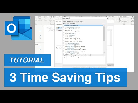 Microsoft Outlook | Three Time Saving Tips