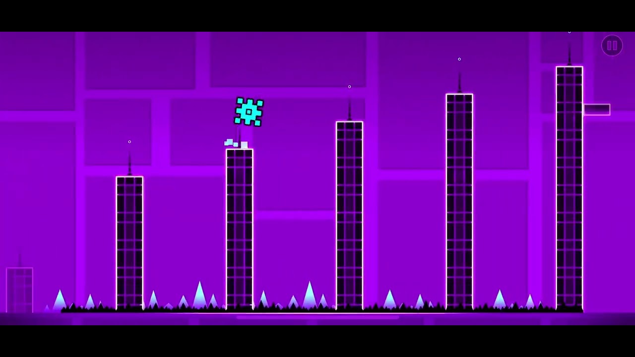 Geometry Dash Level 1 attempt - YouTube