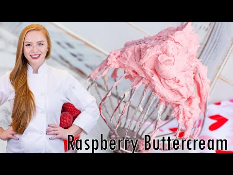 Video: Cupcakes With Cream And Fresh Raspberries
