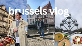 brussels vlog | exploring the city, vintage finds, waffles & more