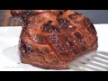 Orange Marmalade Sriracha Glazed Ham