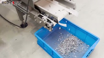 Quartz / Silica particle sorting case # AMD LKZ1440-2DB 1mm-50mm Dry Mineral sorting machine