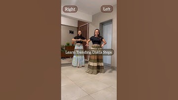Learn Trending Dakla Steps in less than a minute | Easy Garba Steps | Navratri 2023 #trending #dakla