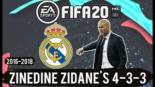 Recreate Zinedine Zidane's Real Madrid Tactics (2016-2018) | FIFA 20 Custom Tactics Explained