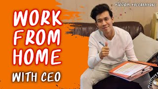 Work From Home with CEO #beerbaiyoke #wfh #ceo #workmode