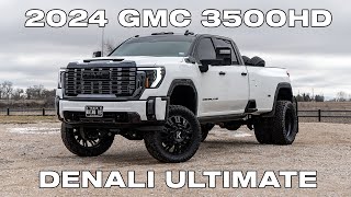 We built this 2024 GMC 3500HD Denali Ultimate for a customer! 6' lift, 37's on 24’s