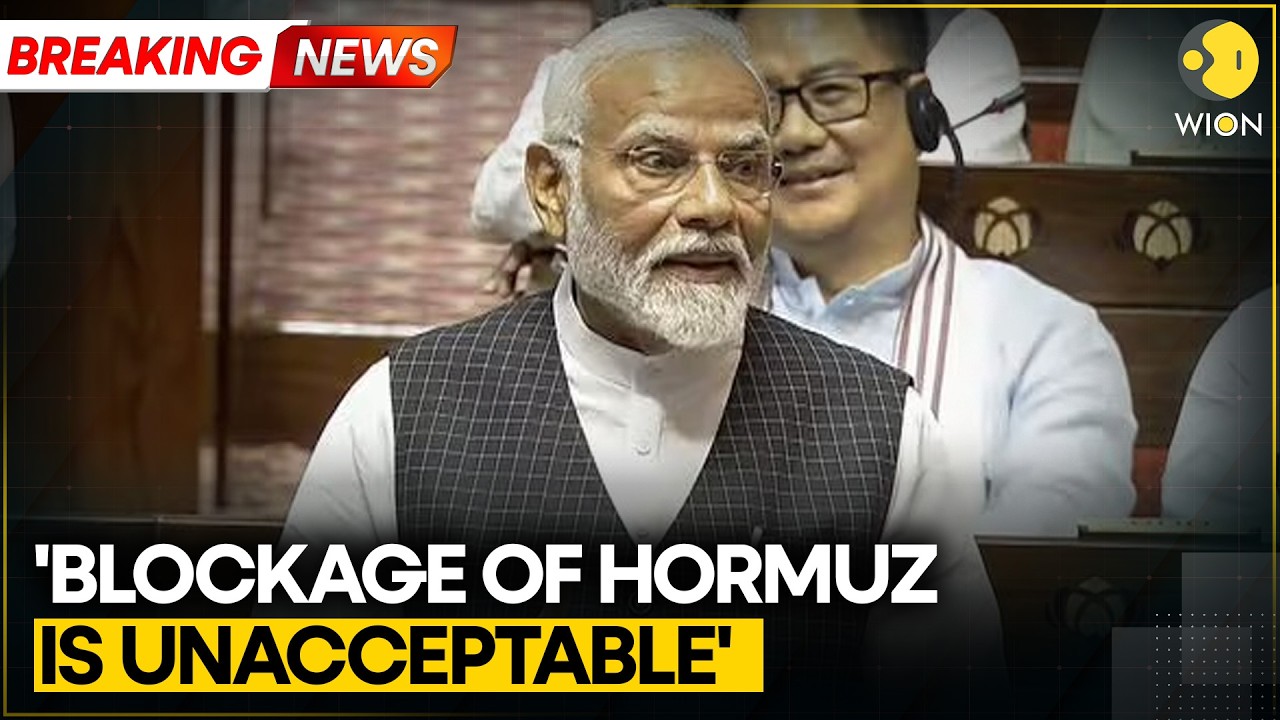 BREAKING: PM Modi Calls For De-Escalation, Reopening Of Hormuz As He Speaks In Rajya Sabha | WION