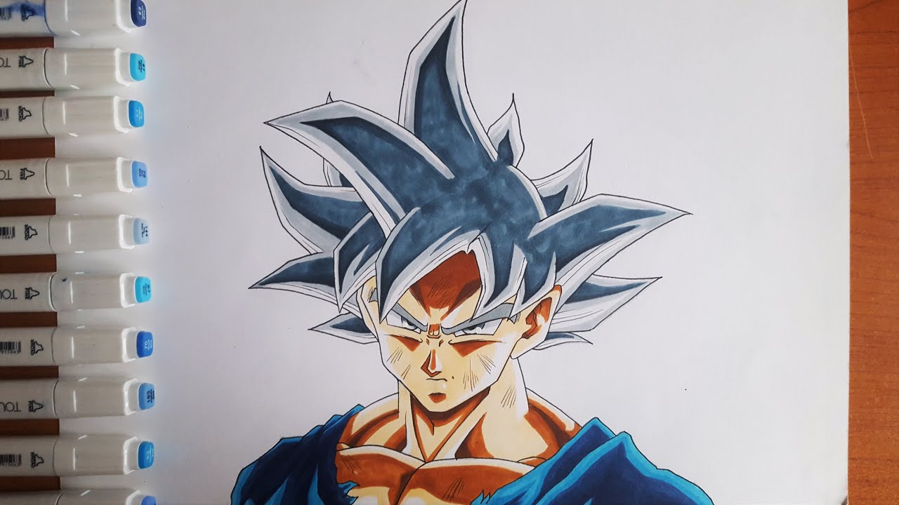 Come Disegnare Goku Ultra Istinto Tutorial Passo Passo Youtube