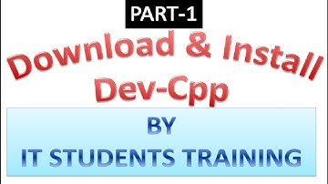 C/C++ programming for beginner: How to download, install and configure Dev-Cpp Part-1
