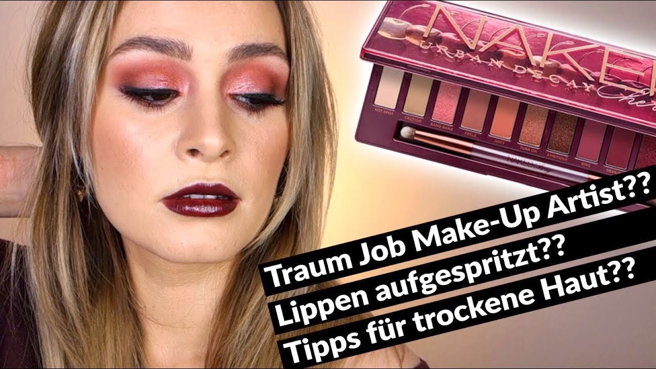 Style & Talk  Traum Job Make-Up Artist❓Aufgespritzte Lippen❓ 🍒 UD NAKED  CHERRY PALETTE 