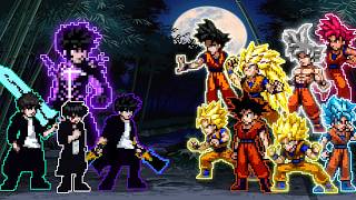 All Sung Jinwoo Versions VS All Goku Forms