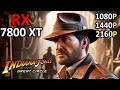 Indiana Jones and the Great Circle on RX 7800 XT 16GB | 1080p - 1440p &amp; 4K | 2024