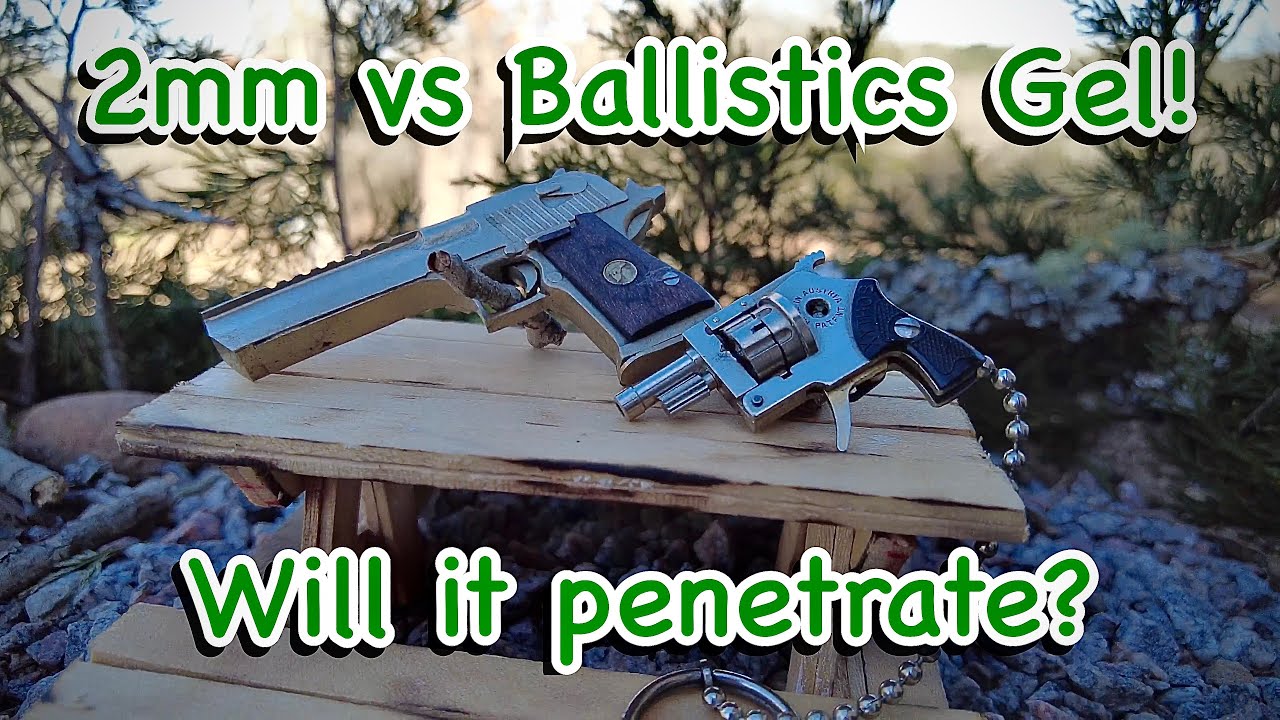 2mm vs Ballistics Gel!