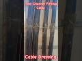 How to make Cable Dressing In Cable Trey ▶️👷 #shorts #electrician