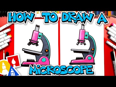 Video: How To Draw A Microscope