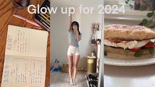 20 ways to ACTUALLY glow up for 2024 | 건강한 하루 동기부여