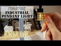 DIY Miniature Industrial Pendant Light