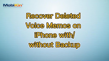 Recover Deleted Voice Memos on iPhone with/without Backup