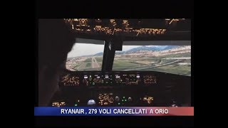 Ryanair, 279 voli cancellati a Orio