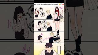When The Sister Talks About Her Crush So The Jealous Blonde Guy Physically Steals Her Speech Bubbles Dont Draw Speech Bubbles Like This
