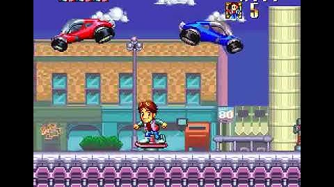 Super Back to the Future Part II  (SNES) - Round 2-1: HEAD