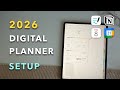 My 2026 Digital Planner Setup - Goodnotes + Notion &amp; Calendar Sync