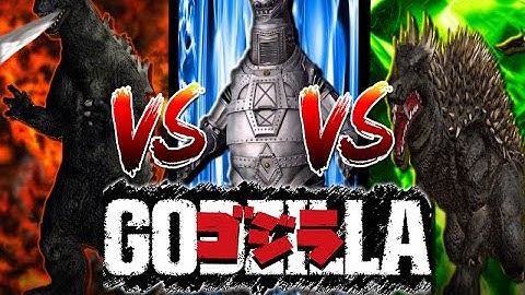 GODZILLA (Ps4) Online - Godzilla (1964) vs. Anguirus vs. MechaGodzilla (1974).