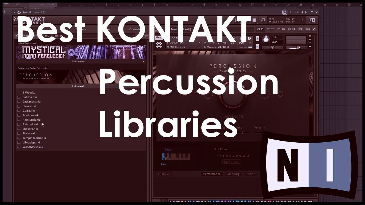 My Favorite KONTAKT Percussion Libraries YouTube