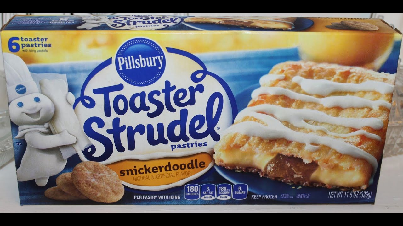Snickerdoodle Toaster Strudel Taste Test & Review YouTube