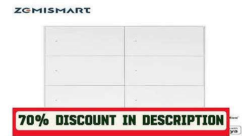 A must-have product! Zemismart Zigbee 4 gang Switch Scene Switches 6 Gangs Interruptor Neutral Req