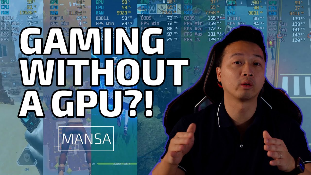 Computer Without Graphics Card Gaming PC without a Graphics Card?! ft. Intel x ASUS - YouTube
