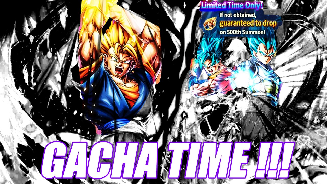 GACHA LANGSUNG SAMPE DAPET!! LR PERTAMA LEGENDS SUPER VEGITO ?!!
