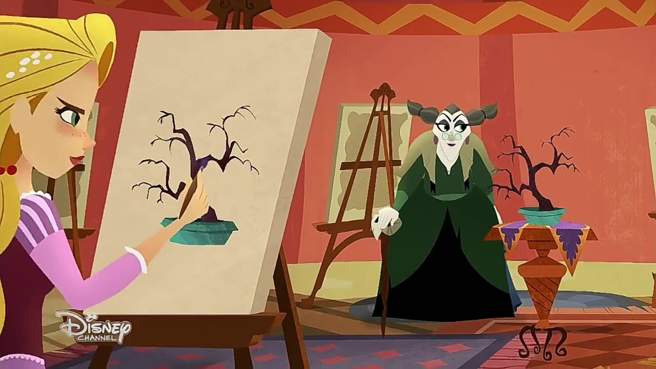 Blocky Tangle Difficult Subject | Painter's Block - Tangled The Series - YouTube
