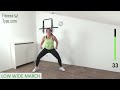 20 Minute Walking Workout for Stronger Legs | Low Impact At-Home Cardio