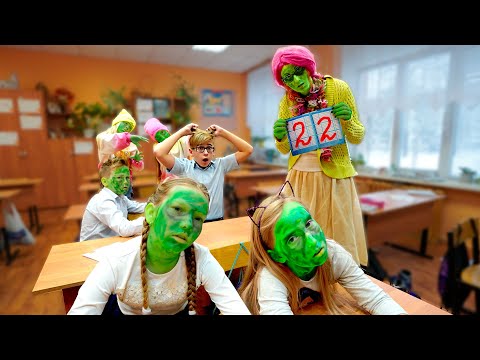 Зомби В Школе! -Мы Семья