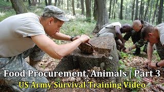 US Army Survival Training Video: Food Procurement, Animals | Part 3 screenshot 3