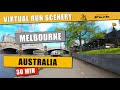 Virtual Run 30 Min Melbourne Australia | No Music | 4K
