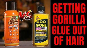 How To Use Goo Gone To Remove Gorilla Glue In Hair And On Skin | Dark Nook