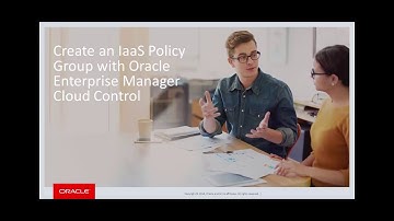 Create an IaaS Policy Group with Oracle Enterprise Manager Cloud Control