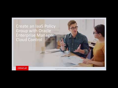 Create an IaaS Policy Group with Oracle Enterprise Manager Cloud Control