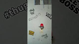 Thug life water droplet drawing| Shyni's Art| realistic water| #reel #thuglife #drawing #shorts #art