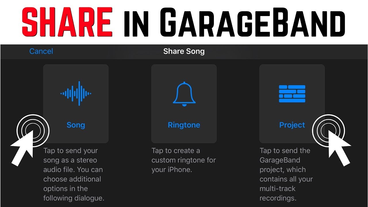 How To Share/Export Garageband Ios Projects (Iphone/Ipad) - Youtube